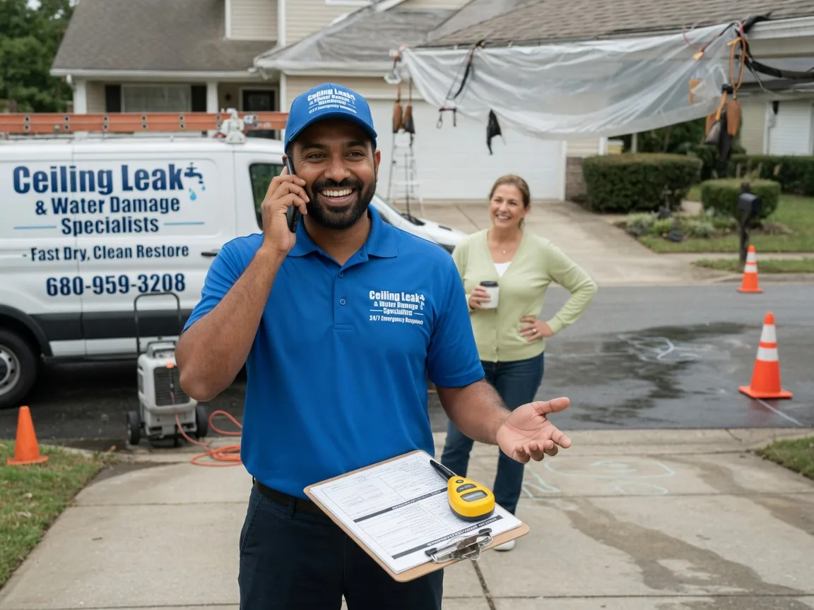 Ceiling Leak Cleanup Russiaville, IN FAQs